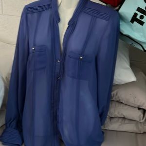 White House black market blouse